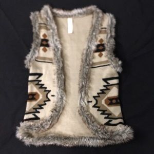 Faux fur vest